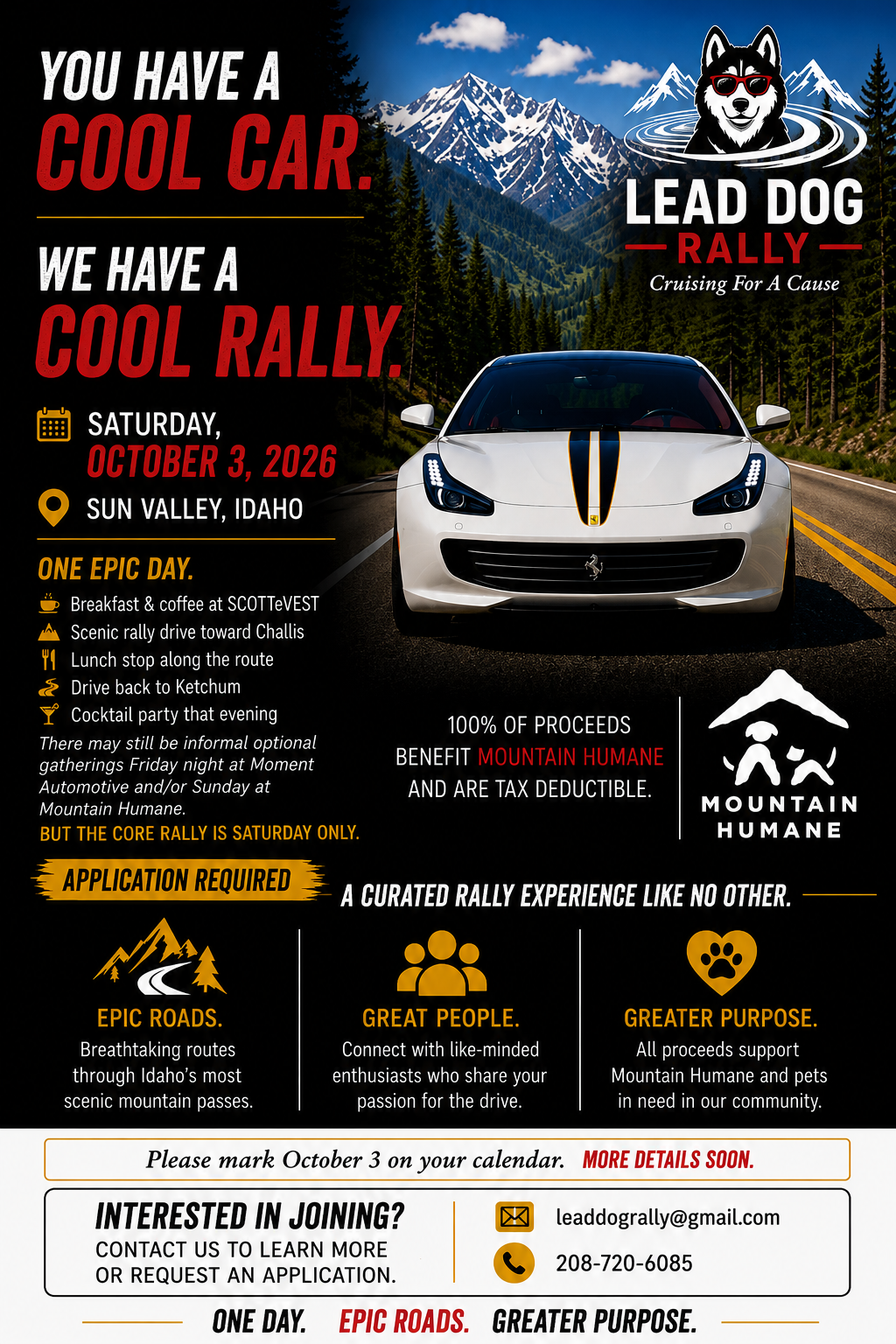 Lead Dog Rally Image